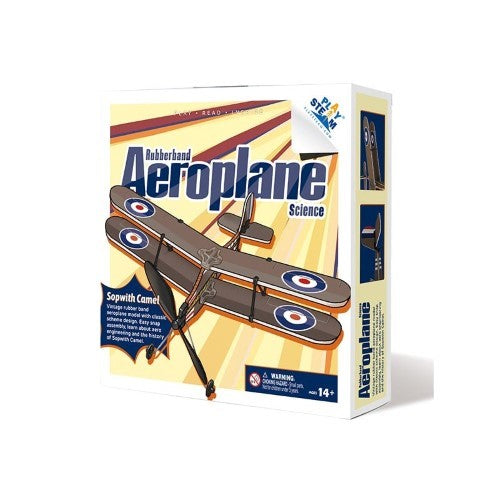 PlaySTEM XP04202A Rubber Band Aeroplane Science - Sopwith Camel