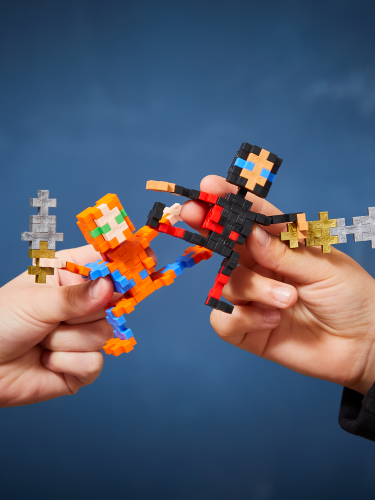 Plus Plus Building Set - Ninja Mix (100pc Tube)