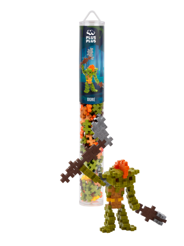 Plus Plus Building Set - Ogre Mix (100pc Tube)