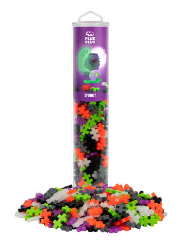 Plus Plus Building Set - Spooky Mix (240 pcs Tube)