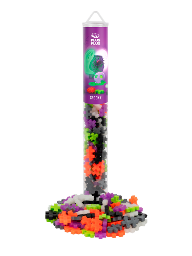 Plus Plus Building Set - Spooky Mix (100pc Tube)
