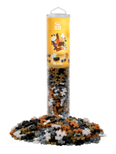 Plus Plus Building Set - Treasure Mix (240 pcs Tube)