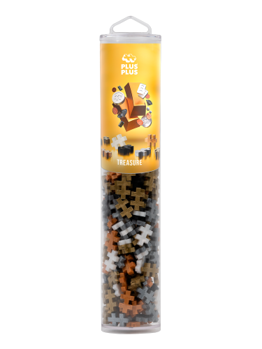 Plus Plus Building Set - Treasure Mix (240 pcs Tube)