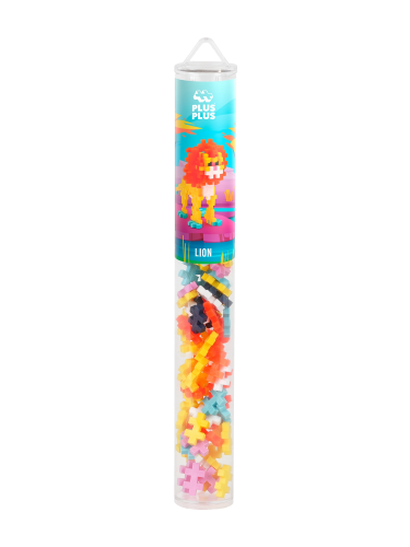 Plus Plus Building Set - Lion (100pc Tube)