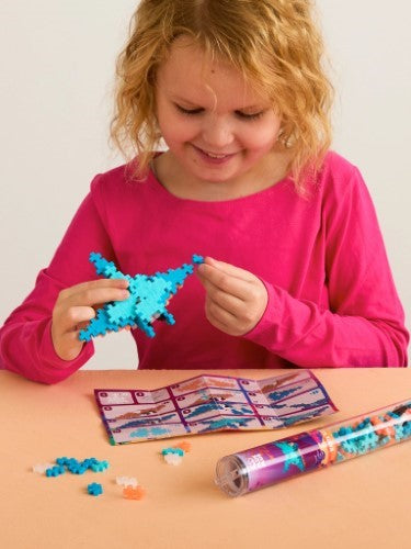 Plus Plus Building Set - Manta Ray (100pc Tube)