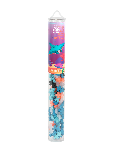 Plus Plus Building Set - Manta Ray (100pc Tube)