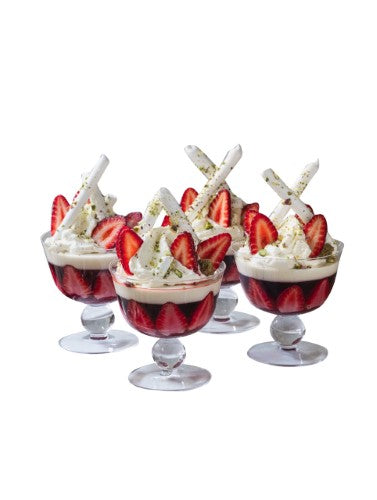 Glass Dessert Bowls - Wilkie Brothers Sinclair 350ml (Set of 4)