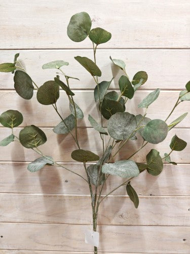 Artificial Round Eucalyptus Leaf Spray X 9 (Large)