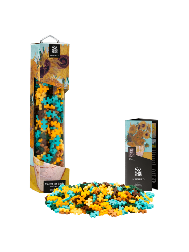 Plus Plus Building Set - Inspired Van Gogh Sunflowers