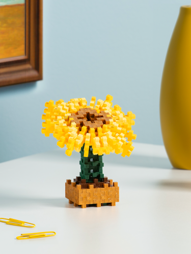 Plus Plus Building Set - Inspired Van Gogh Sunflowers