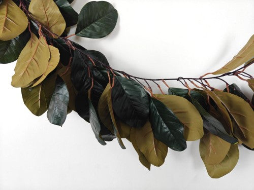 Artificial Magnolia Leaf Garland - Large