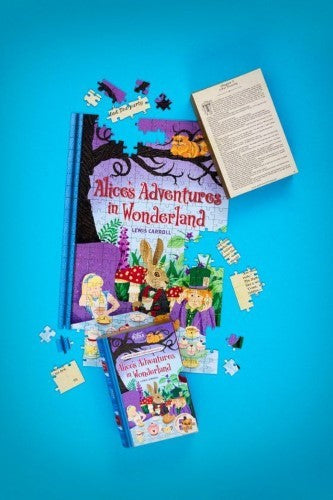 Double Sided Jigsaw Puzzle - Professor Puzzle Alice in Wonderland Puzzle Book