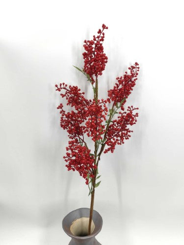 Artificial Nandina Berry Spray (Red)