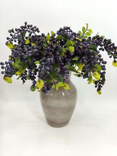 Artificial Droopig Berry Spray (Black)