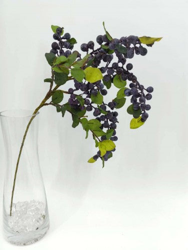 Artificial Droopig Berry Spray (Black)