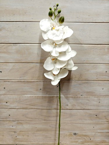 Artificial Phalaenopsis Orchid Spray (White)
