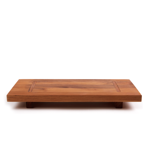 Footed Food Stand - TEAKHAUS Fusion 53 x 22 x 4.6cm (Teak)