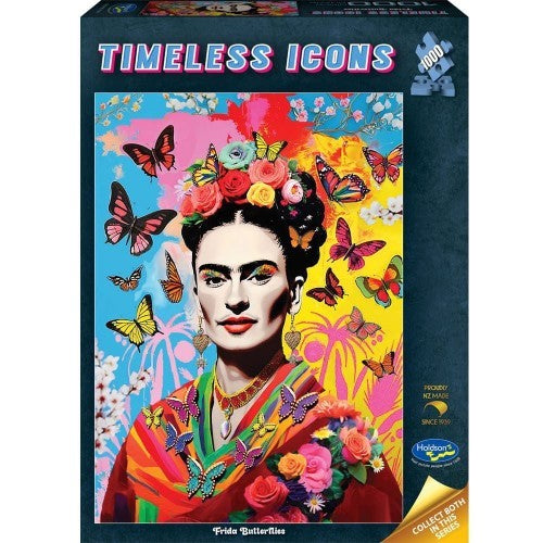 Jigsaw Puzzle - Timeless Icons Frida Butterflies (1000pcs)