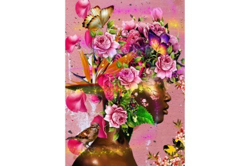 Jigsaw Puzzle - Woman in Bloom In Full Bloom (1000pcs)