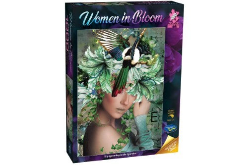 Jigsaw Puzzle - Woman in Bloom Ivy Growing in the Garden (1000pcs)