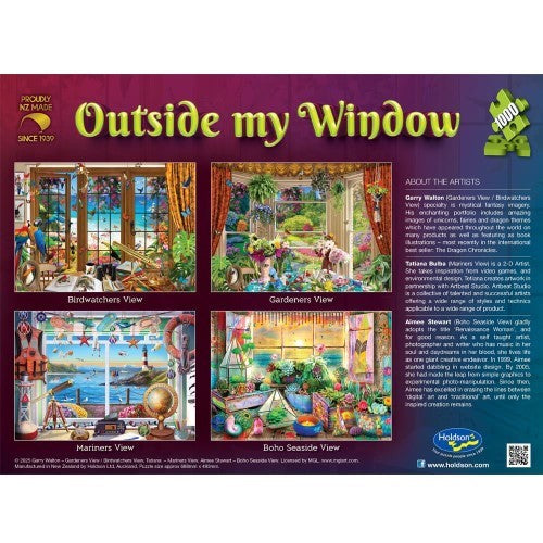 Jigsaw Puzzle - Outside my Window Birdwatchers View (1000pcs)
