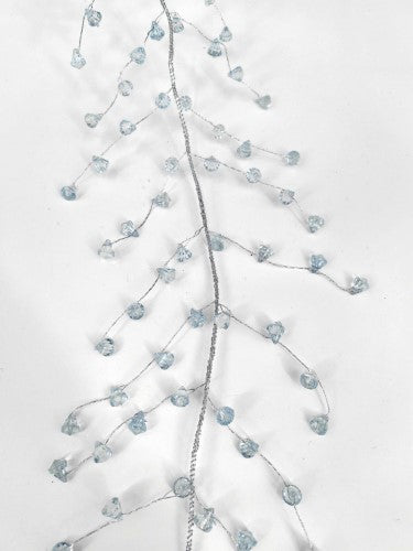 Garland - Diamond Acrylic 100cm (Soft Blue)