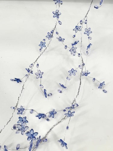 Garland - Acrylic Flower 270cm (Blue)