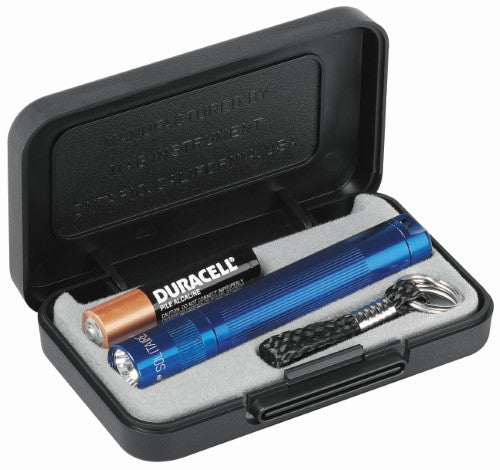 Flashlight - MAGLITE Solitaire 1 Cell AAA Inc Pres Box (Blue)