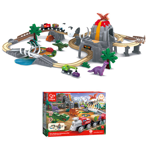 Hape Dino Railway Adventure Set