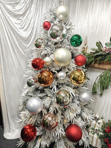 Tree Ornament - Xmas Bauble Ball 15cm (Red Gloss)