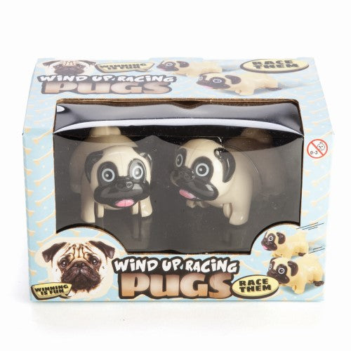 Wind Up Racing Pugs (Set of 2)