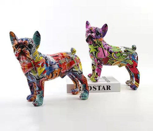 Ornament - Pink Puppy 31.5cm (Green)