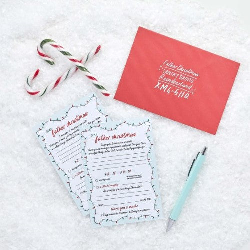 Holly Jolly Christmas Letters To Santa - Pack of 10