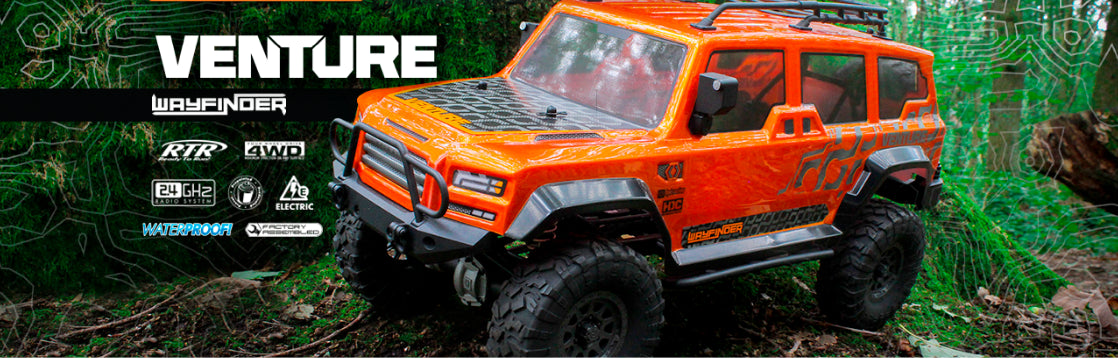 Radio Control - HPI 1/10 RS Wayfinder Orange w/b&c