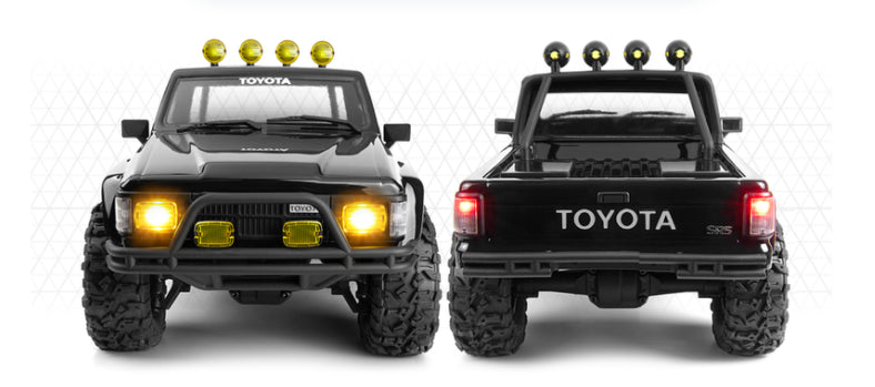 Radio Control - HPI 1/18 Venture 18 1985 Toyota Hilux SR5 - Black