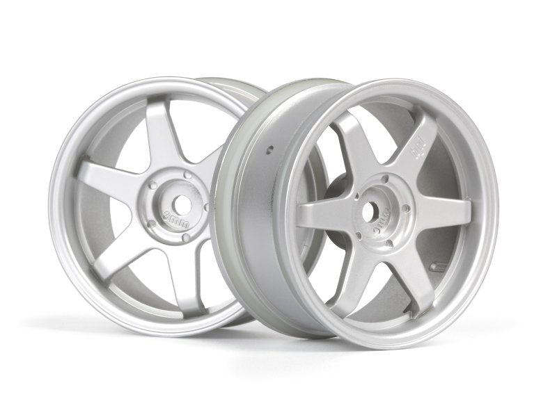 Radio Control - HPI TE37 Wheel 26mm Matte Chrome (3mm Offset)