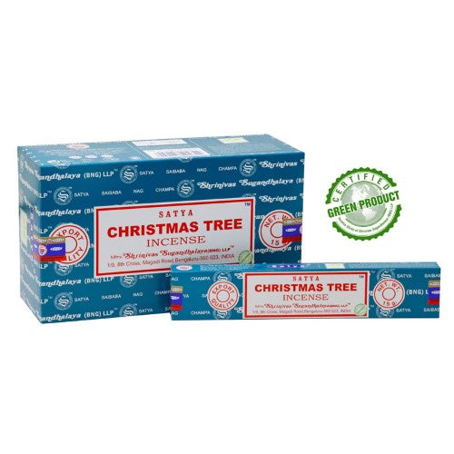 Satya Christmas Tree 15gm Incense (Set of 12)