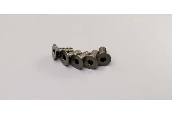 Kyosho Parts Flat Head Screw(Hex / Titanium / M4x10 / 5pcs)