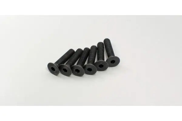 Kyosho Parts Flat Head Screw(Hex / M4x18 / 6pcs)