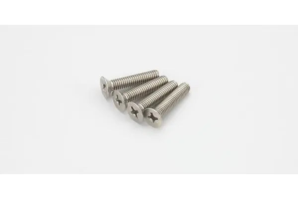 Kyosho Parts Flat Head Screw(Titanium / M4x20 / 4pcs)