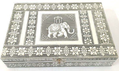 Jewellery Box - Elephant Design with Ring Holder (28 x 20.3 x 5cm)