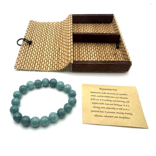 Bracelet - Aquamarine (10mm)