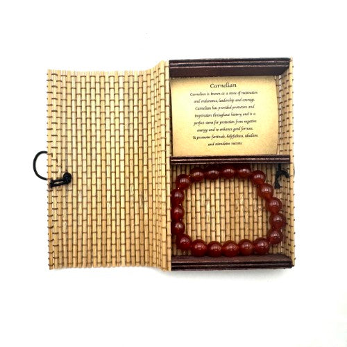 Bracelet - Carnelian (10mm)