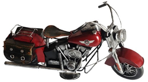 Ornament - Retro Motor Bike (31 x 8 x 14cm)