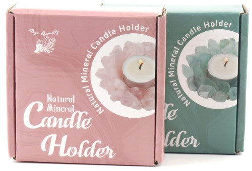 Candle Holders - Crystal Gemstone (Set of 12 Assorted)