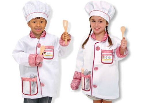 Melissa & Doug - Chef Role Play Costume Set - Pack of 3