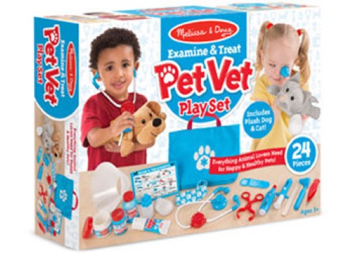 Melissa & Doug - Examine & Treat Pet Vet Play Set