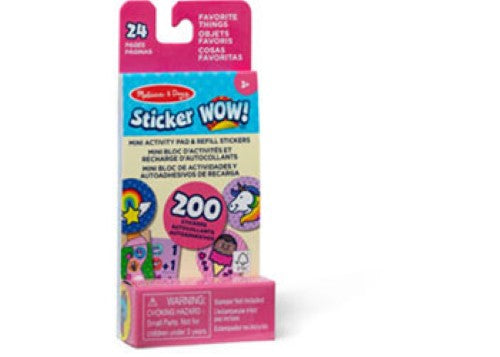 Melissa & Doug - Sticker WOW! Refill Stickers - Favorite Thin