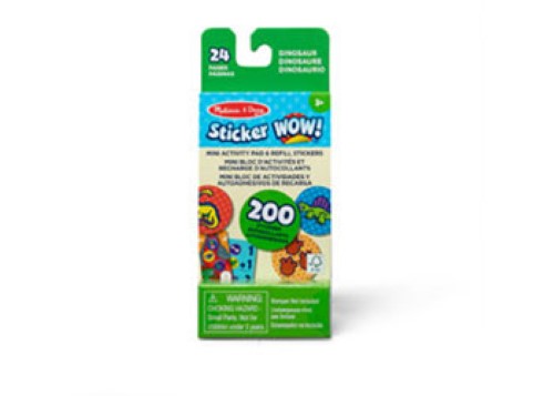 Melissa & Doug - Sticker WOW! Refill Stickers - Dinosaur