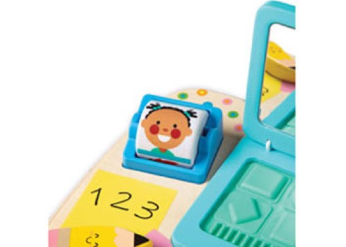 Melissa & Doug - Wooden Work & Play Desktop